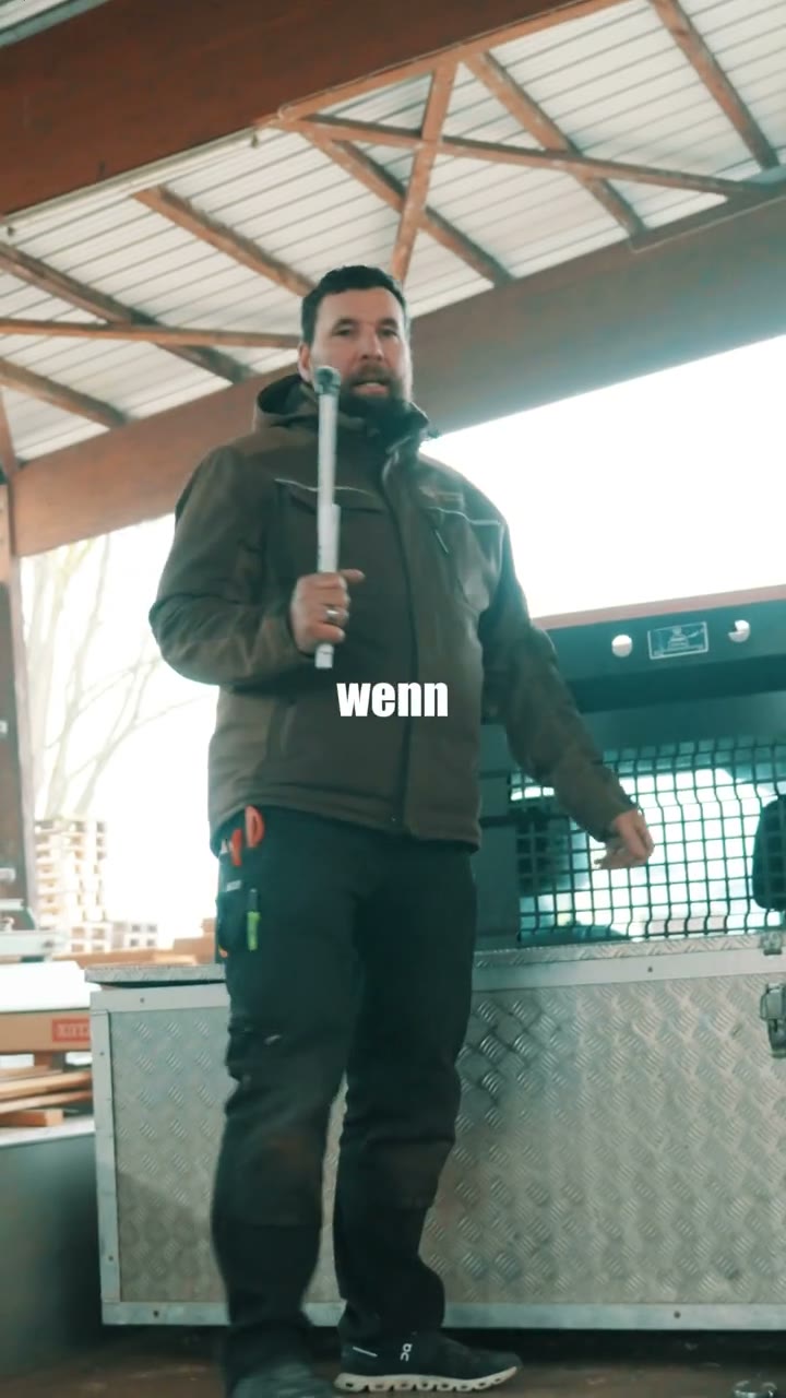 Standbild einer echten Recruiting-Werbeanzeige aus einer Zimmerei
