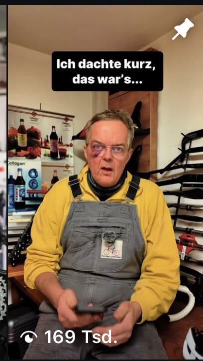 Plattform-Ausschnitt: persönliche Geschichte mit 169 Tausend Aufrufen